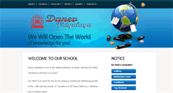 Desktop Screenshot of danevvidyalaya.org